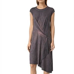 ALL SAINTS BREEZE DEVO MIDI DRESS